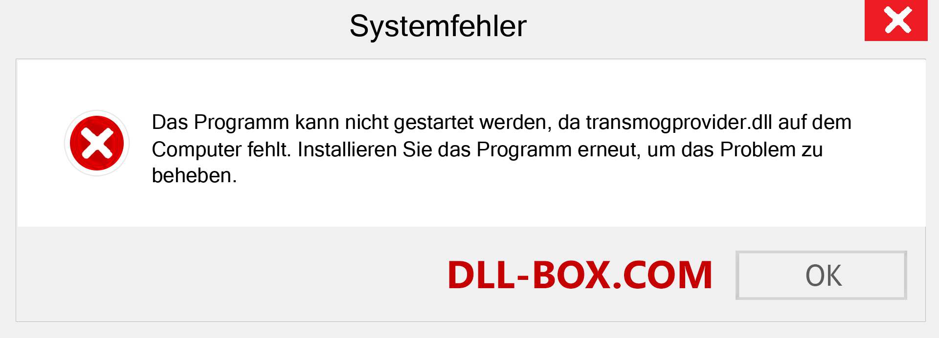 transmogprovider.dll-Datei fehlt?. Download für Windows 7, 8, 10 - Fix transmogprovider dll Missing Error unter Windows, Fotos, Bildern